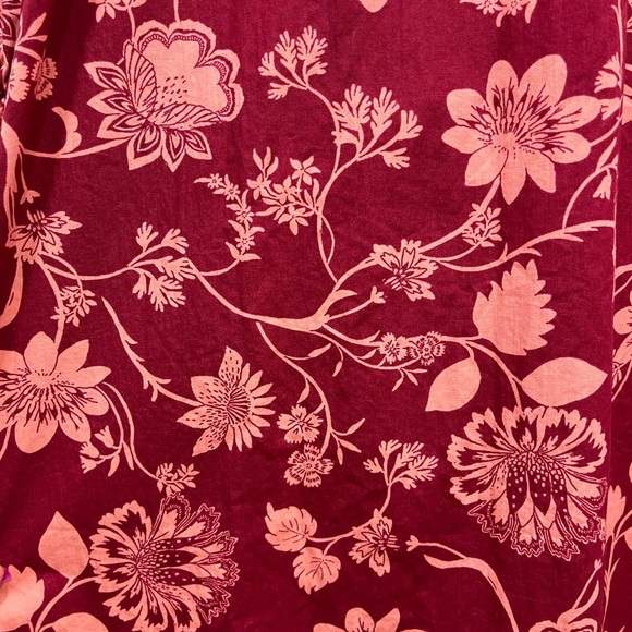 Sugarlips | Mulberry Floral Rowena Ruffled Cotton Shift Dress XS 3/4 Sleeves - Picture 8 of 12